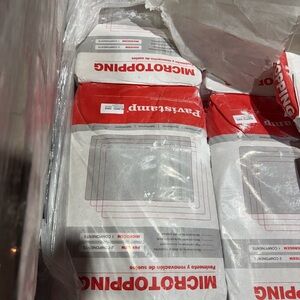 Microtopping Pavistamp Red and White Floor/Surface Bags